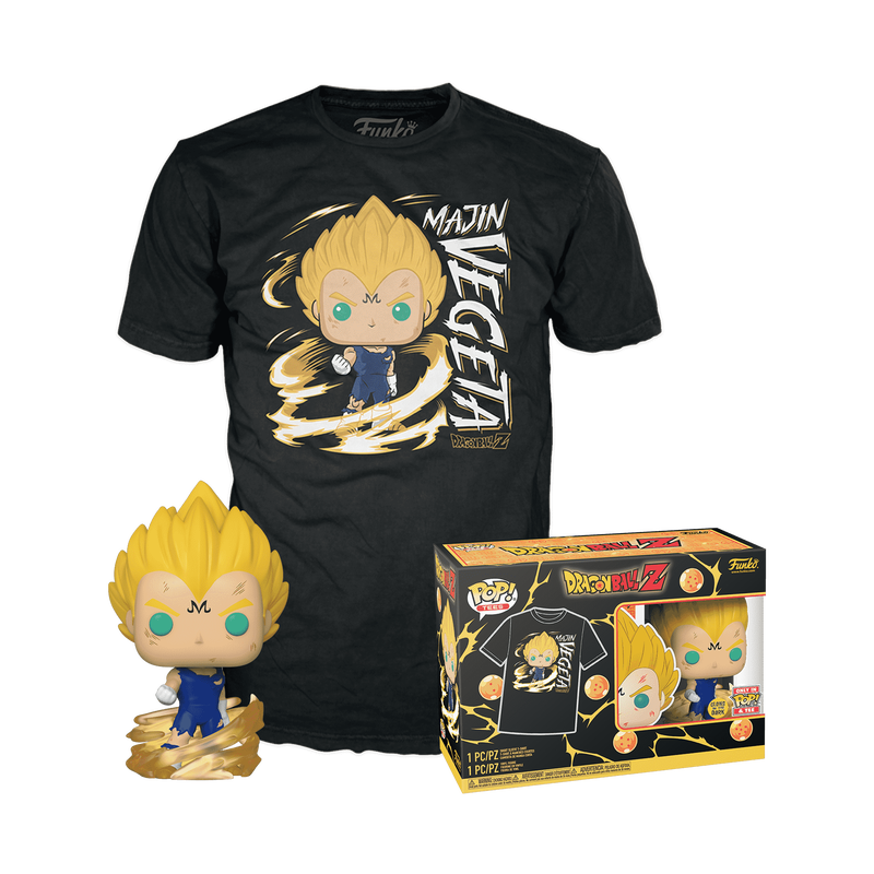 Pop! & Tee Majin Vegeta (Glow), , hi-res view 1