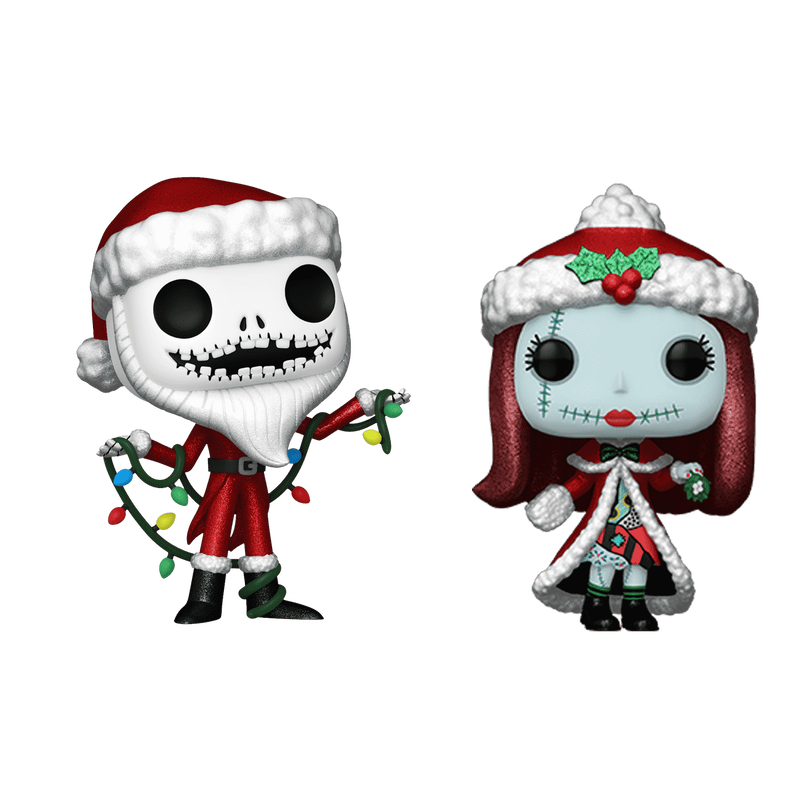 Pop! Santa Jack & Christmas Sally (Diamond) 2-Pack, , hi-res view 1