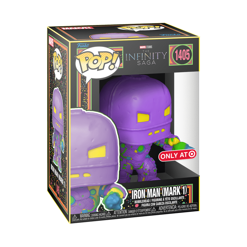 Pop! Iron Man (Mark 1) (Black Light), , hi-res view 2