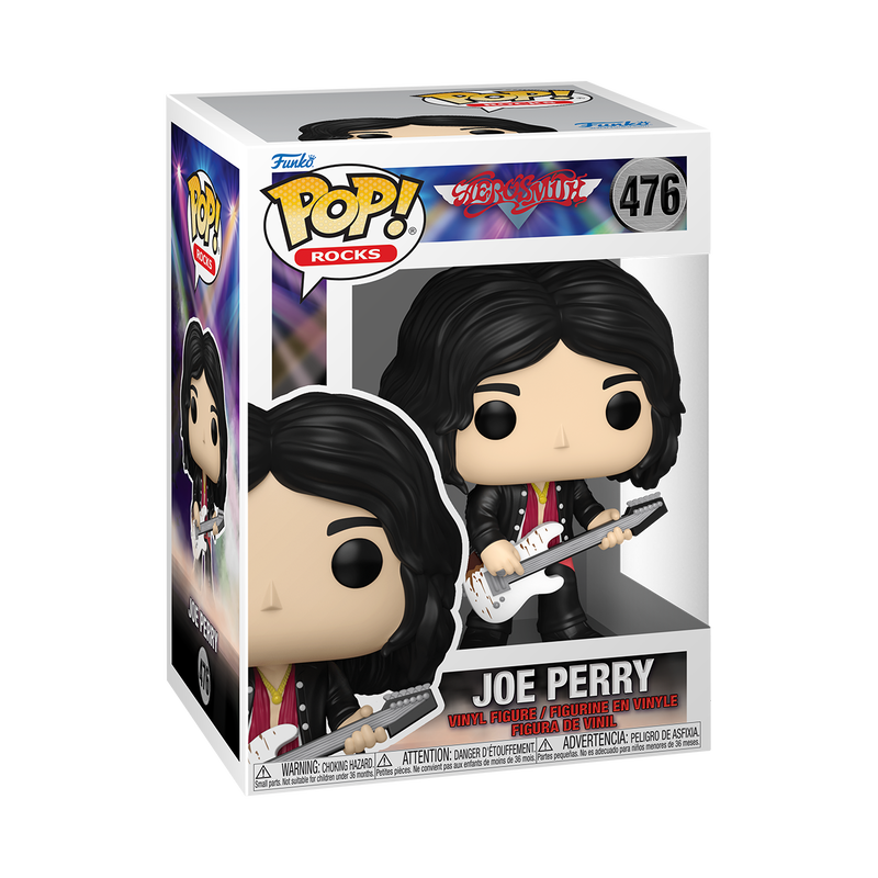 Pop! Joe Perry with White Guitar, , hi-res view 2