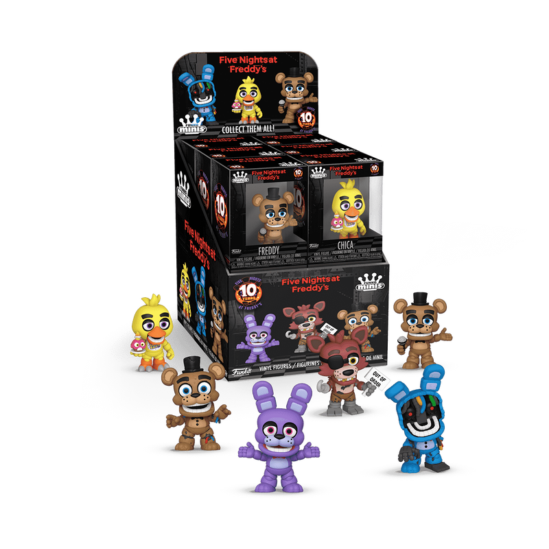 Five Nights at Freddy's 10th Anniversary Mini Vinyl Figures, , hi-res view 1