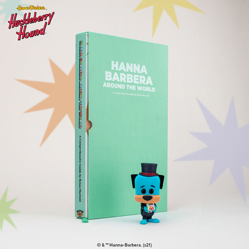 Hanna-Barbera Around the World Book and Huckleberry Hound (Diamond & Flocked) Pop! Bundle, , hi-res view 6