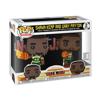 Pop! 8-Bit Shawn Kemp & Gary Payton 2-Pack, Image 2