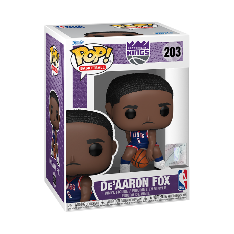 Pop! De'Aaron Fox (2024 City Edition Uniform), , hi-res view 2