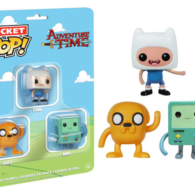 Pocket Pop! AT 3 Pack card - Jake, Finn, BMO, , hi-res view 1