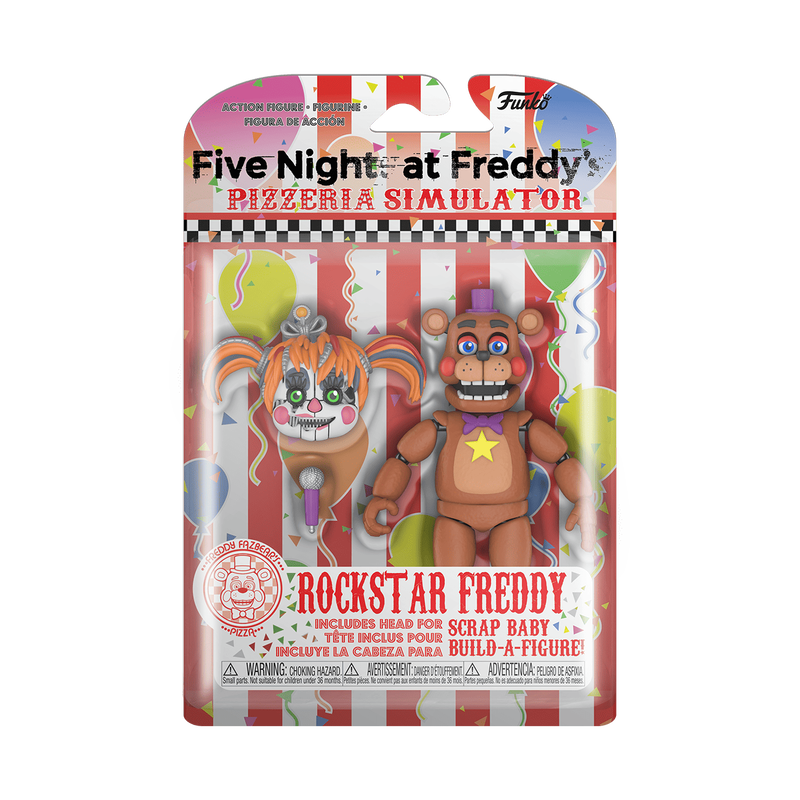 Rockstar Freddy (Pizza Simulator) Action Figure, , hi-res view 2