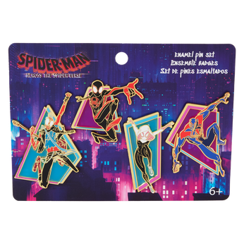 Spider-Verse 4-Piece Pin Set, Image 1