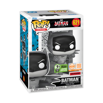 Pop! Batman (Bat-Manga! Black and White) with Pop! Protector, Image 2