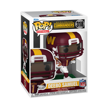 Pop! Deebo Samuel (Burgundy & White Uniform), Image 2