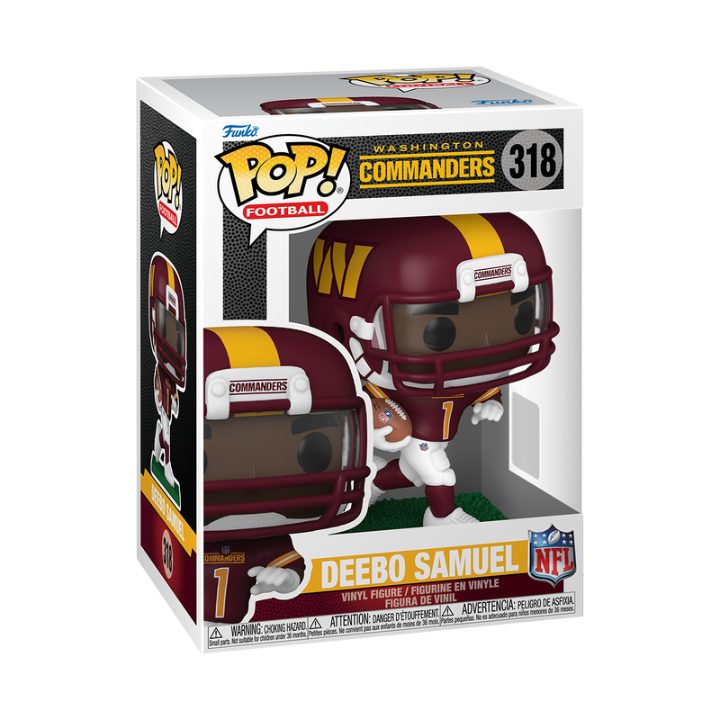 Pop! Deebo Samuel (Burgundy & White Uniform), , hi-res view 2