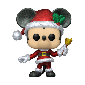 Pop! Mickey Mouse in Santa Outfit (Diamond), Image 1