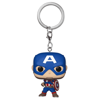 Pop! Keychain Captain America (Marvel New Classics), Image 1