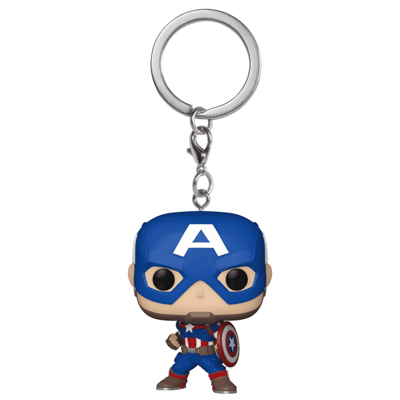 Pop! Keychain Captain America (Marvel New Classics), , hi-res view 1