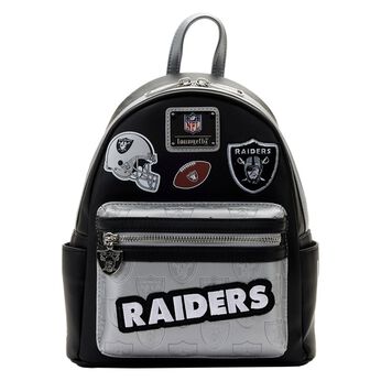 NFL Las Vegas Raiders Patches Mini Backpack, Image 1
