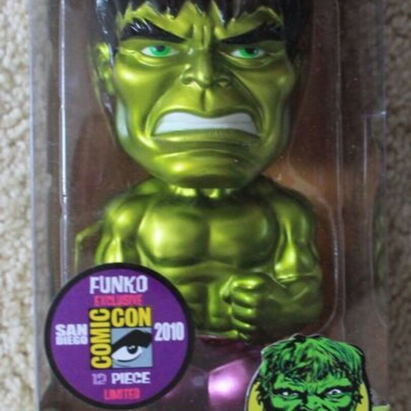 Comic-Con 2010: Metallic Hulk Wacky Wobbler (Comic, , hi-res view 1