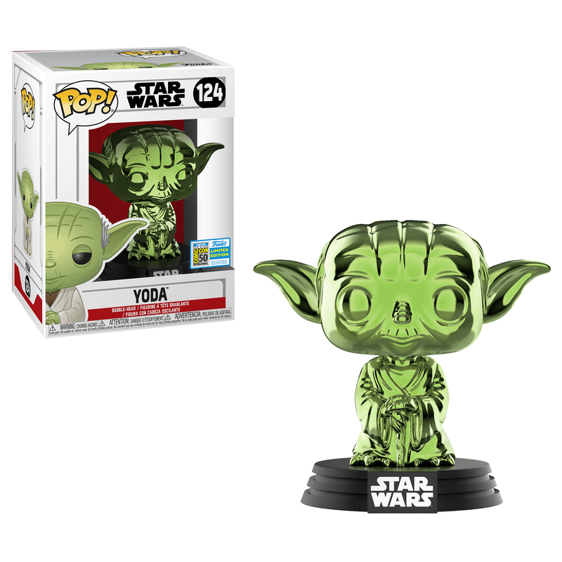 POP: Yoda (Green, Chrome), , hi-res view 1