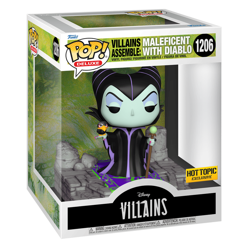 Pop! Deluxe Villains Assemble: Maleficent with Diablo, , hi-res image number 2