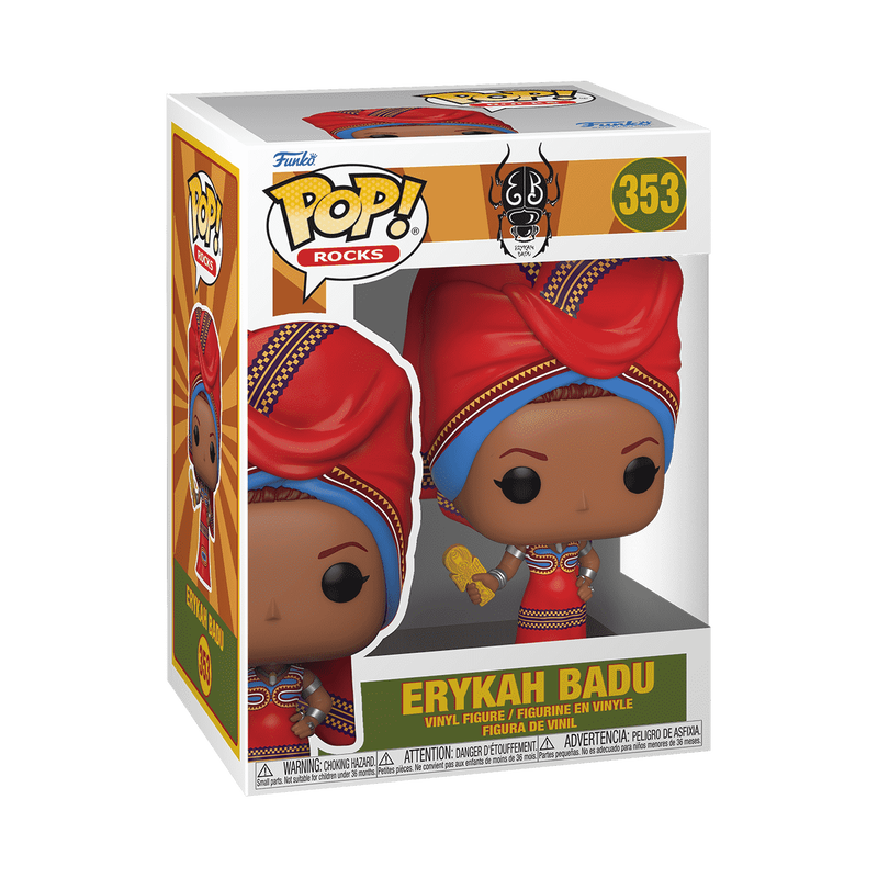 Pop! Erykah Badu in Red Dress, , hi-res view 2