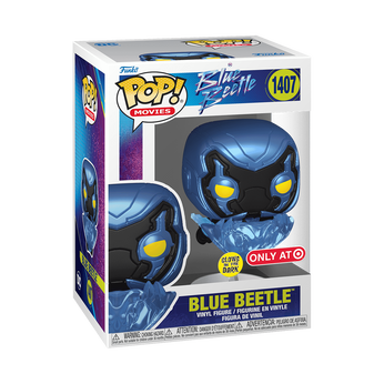 Pop! Blue Beetle Flying (Glow), Image 2