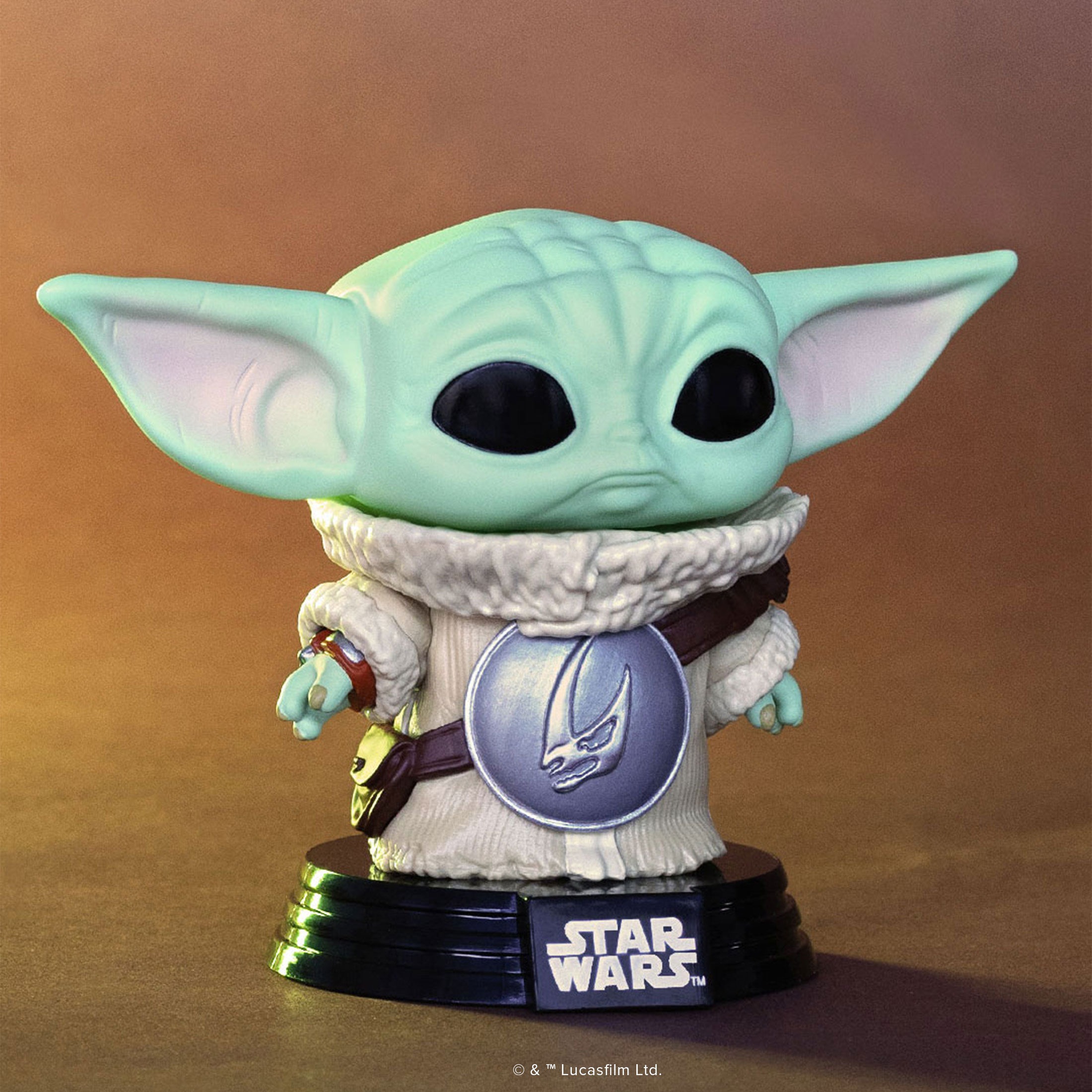 Pop! Grogu with Mudhorn Chest Armor | Funko
