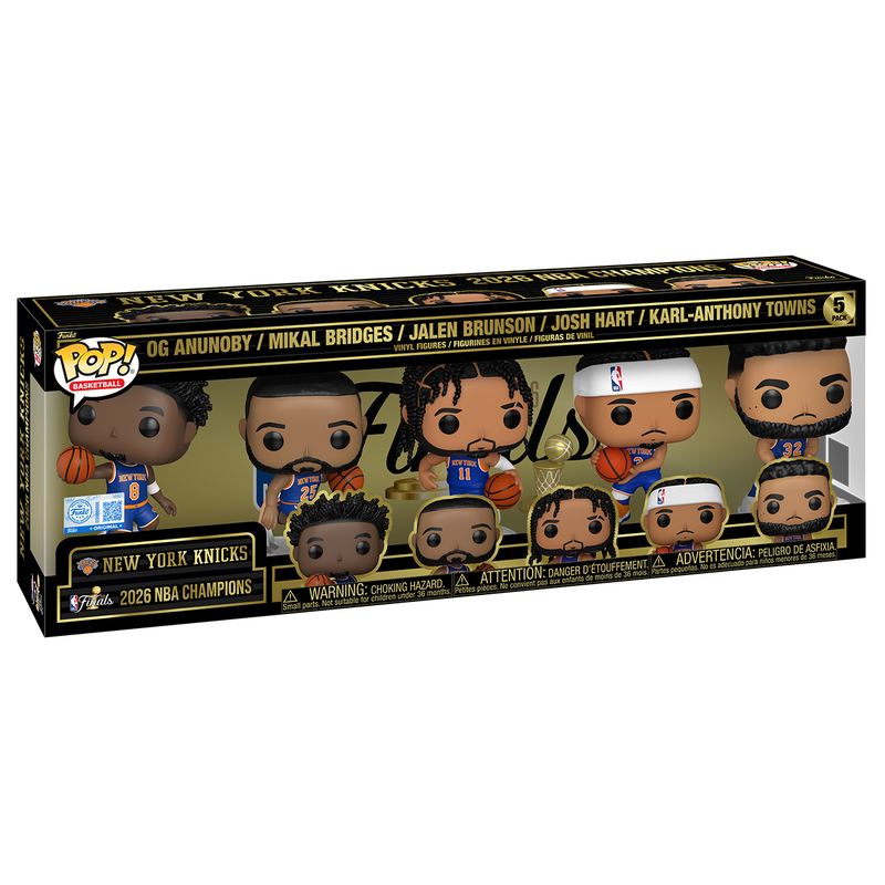 Pop! New York Knicks 2026 NBA Champions 5-Pack