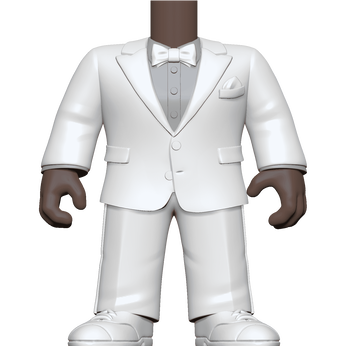 BAP- ML - SK4 - Body - WH Tux WH Bow, Image 1