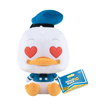 Donald Duck with Heart Eyes Plush, Image 1