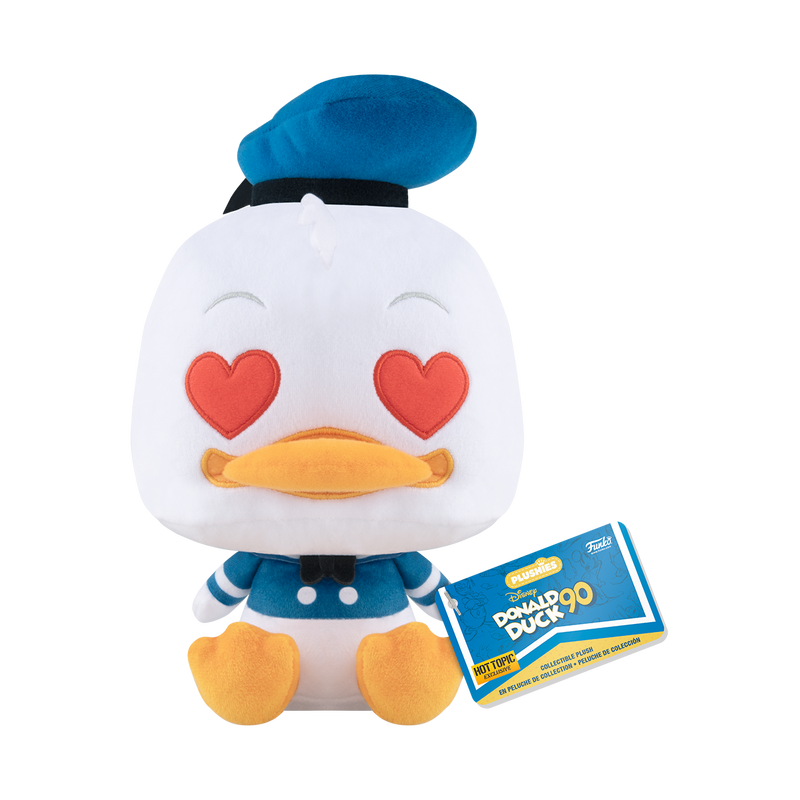 Donald Duck with Heart Eyes Plush, , hi-res view 1