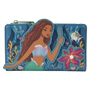 The Little Mermaid Live Action Flap Wallet,  The Little Mermaid Live Action Flap Wallet, Image 1