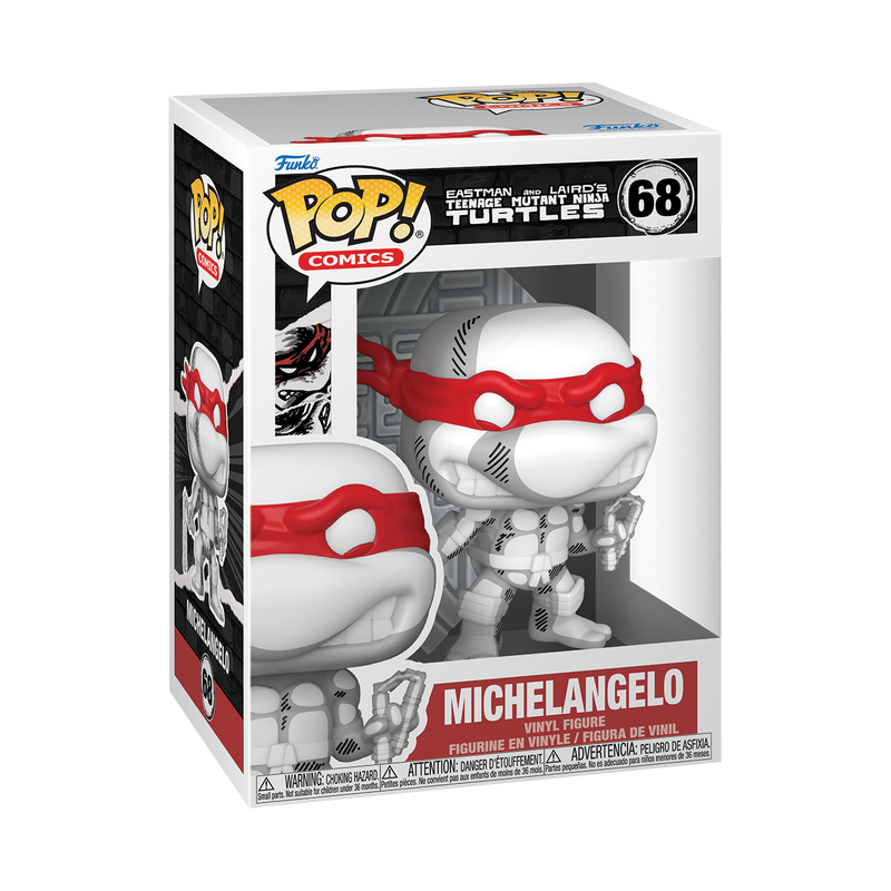 Pop! Michelangelo (Battle Damaged) (Comic Deco), , hi-res view 2