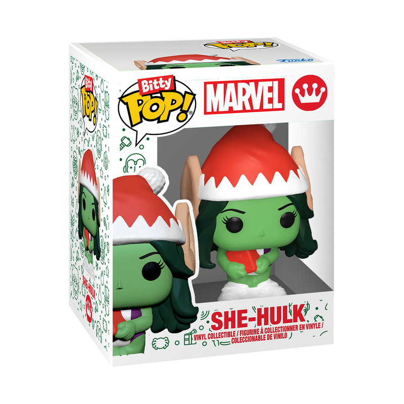 Bitty Pop! Marvel Holiday She-Hulk, , hi-res view 1