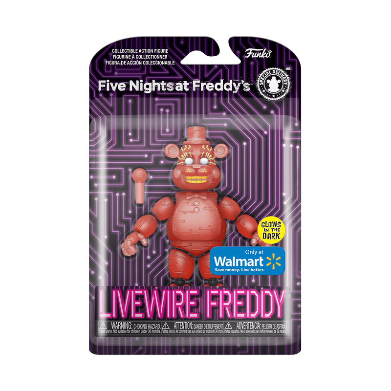 Livewire Freddy (Glow) Action Figure, , hi-res view 2