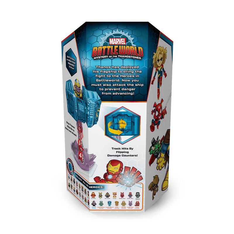 Marvel Battleworld: Series 1 Thanos Ship Showdown Game, , hi-res view 2