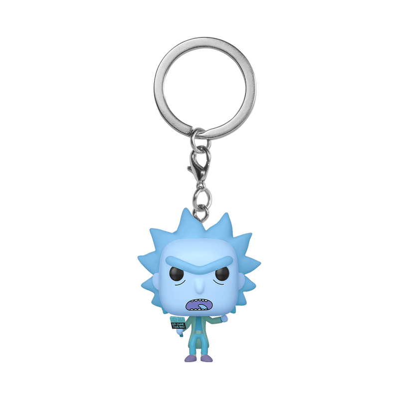 Pop! Keychain Hologram Rick Clone, , hi-res view 1