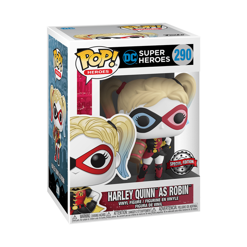 Pop! Harley Quinn as Robin, , hi-res view 2