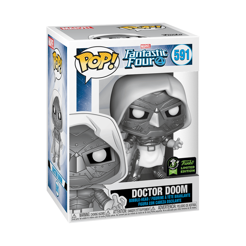 Pop! Doctor Doom (Emerald City Comic Con ), , hi-res view 2