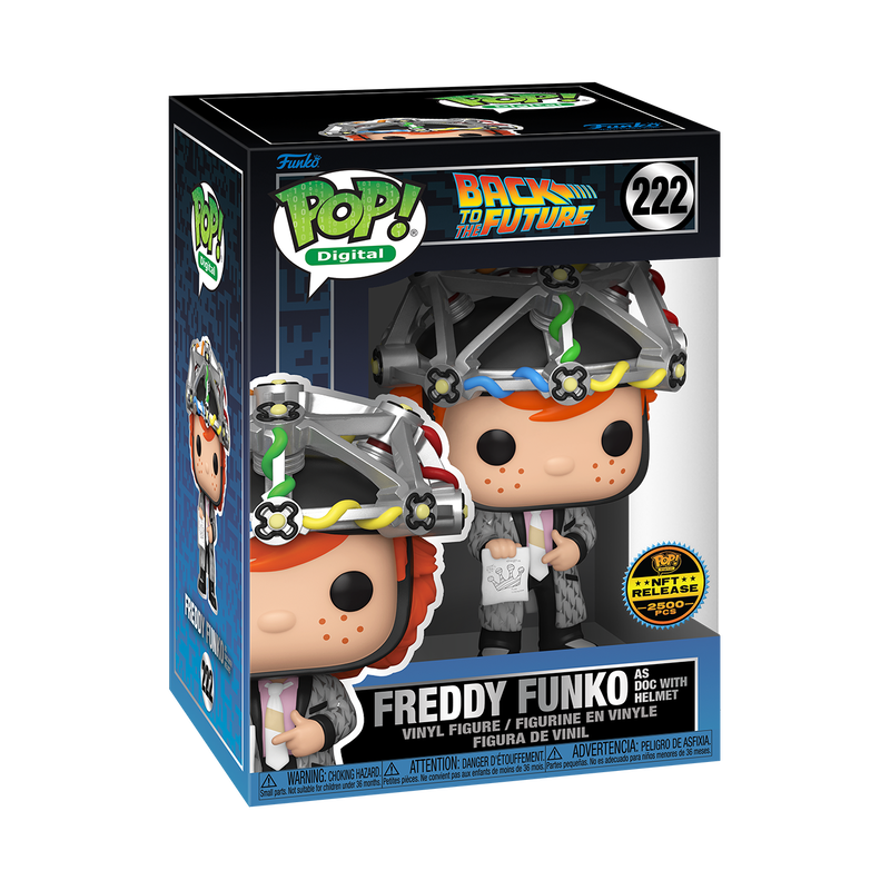 Pop! Freddy Funko as Doc with Helmet (NFT Release), , hi-res view 2