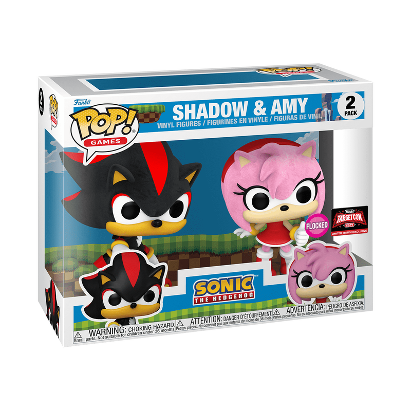 Pop! Shadow & Amy 2-Pack (Flocked), , hi-res view 2