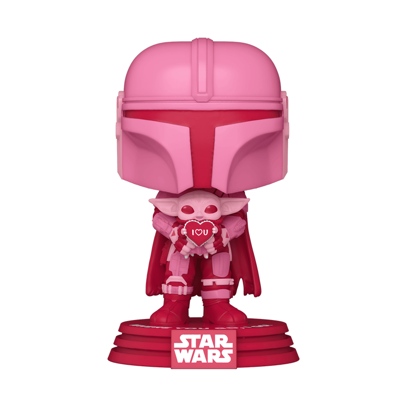 POP Star Wars: Valentines S2- Mando w/Grogu, , hi-res view 2