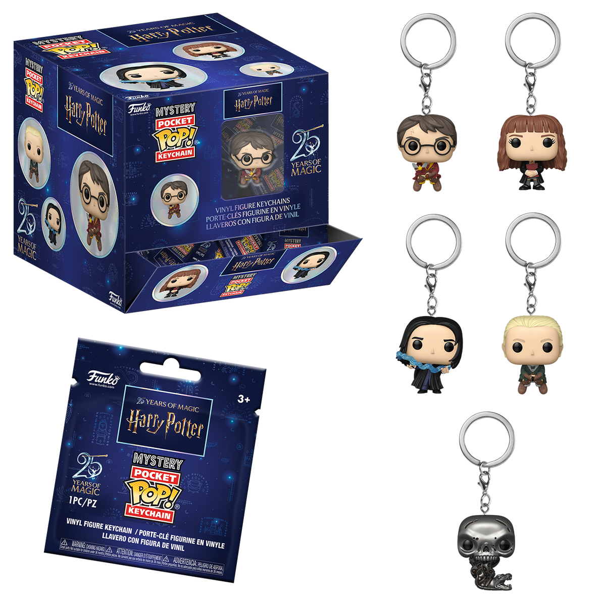 Детский брелок Funko Mystery Pop! Keychain Harry Potter (25th Anniversary)
