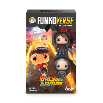 Funkoverse: Back To The Future 100 2-Pack Board Game,  Funkoverse: Back To The Future 100 2-Pack Board Game, Image 1
