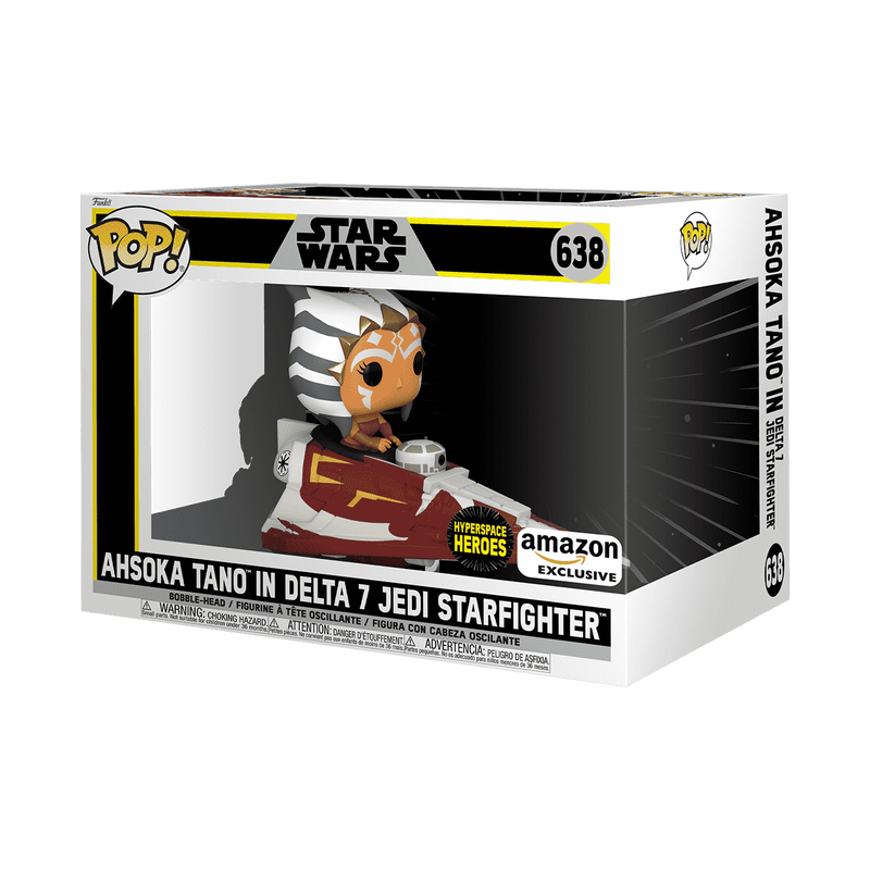 Pop! Rides Super Deluxe Ahsoka Tano in Delta 7 Jedi Starfighter, , hi-res view 3
