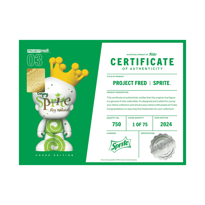 Sprite Edition of Project Fred 03 - 11" Vinyl Collectible, , hi-res view 4