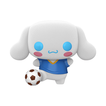 Pop! Cinnamoroll with Soccer Ball (Flocked), Image 1