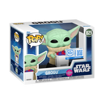 Pop! Grogu with Snack (Flocked), , hi-res view 3