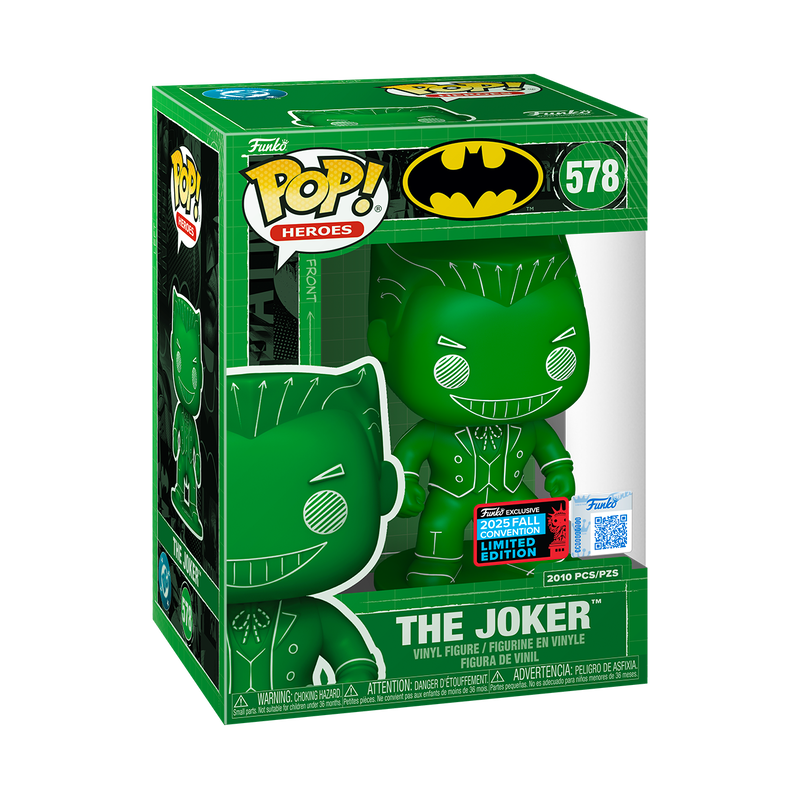 Pop! The Joker (Green Blueprint Deco) with Pop! Protector, , hi-res view 2