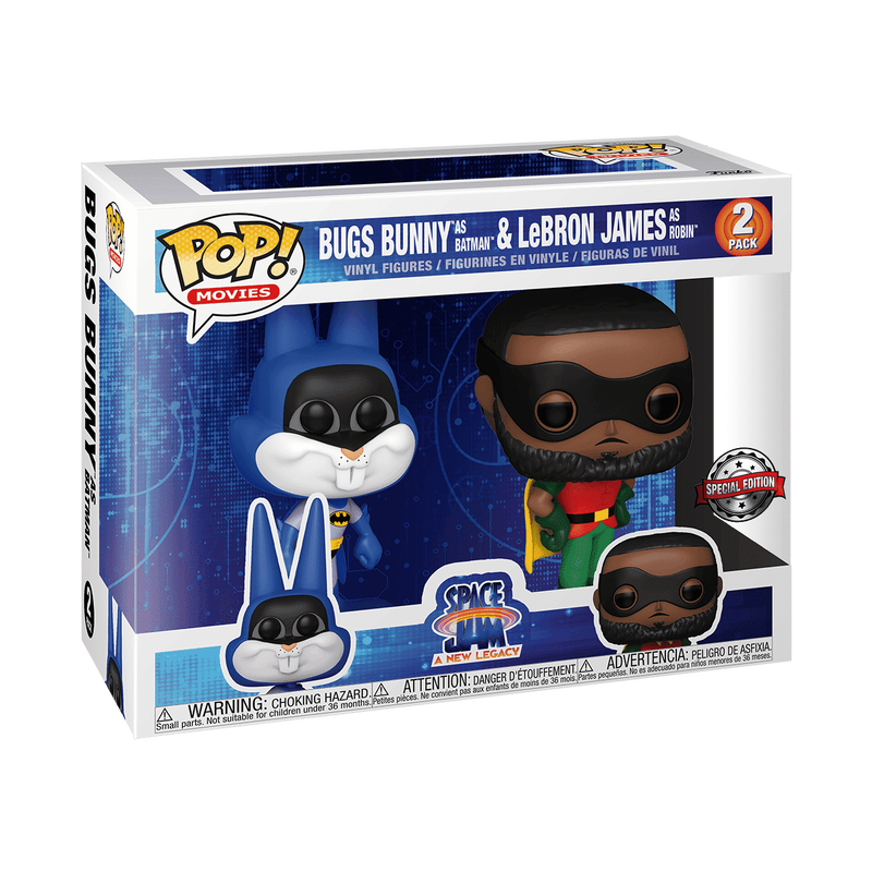 Pop! Bugs Bunny as Batman & LeBron James as Robin, , hi-res view 2