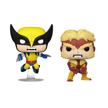 Pop! Wolverine & Sabretooth 2-Pack, Image 1