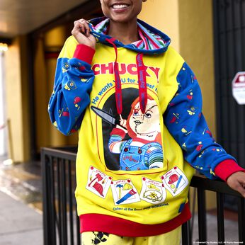 Chucky Good Guys Color Block Unisex Hoodie, Image 2