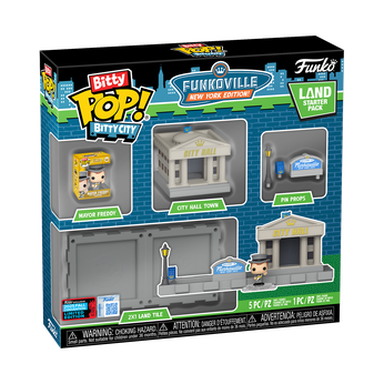 Bitty Pop! Bitty City Funkoville New York Edition Land Starter Pack, Image 1